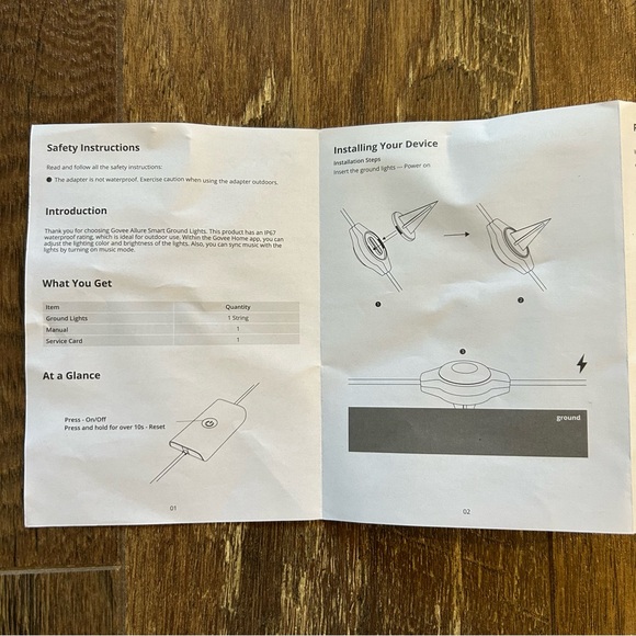 Govee Allure Smart Ground Lights Model #H7050 - Picture 14 of 15